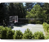 tennis basketball pickleball game court construction installation