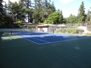 tennis court resurfacing and tennis court surfaces portland oregon washington.