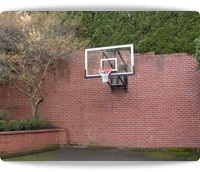 wall mounted hoops for basketball