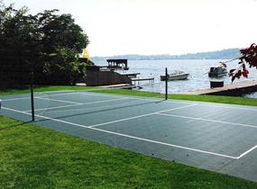 photo gallery of pickleball courts